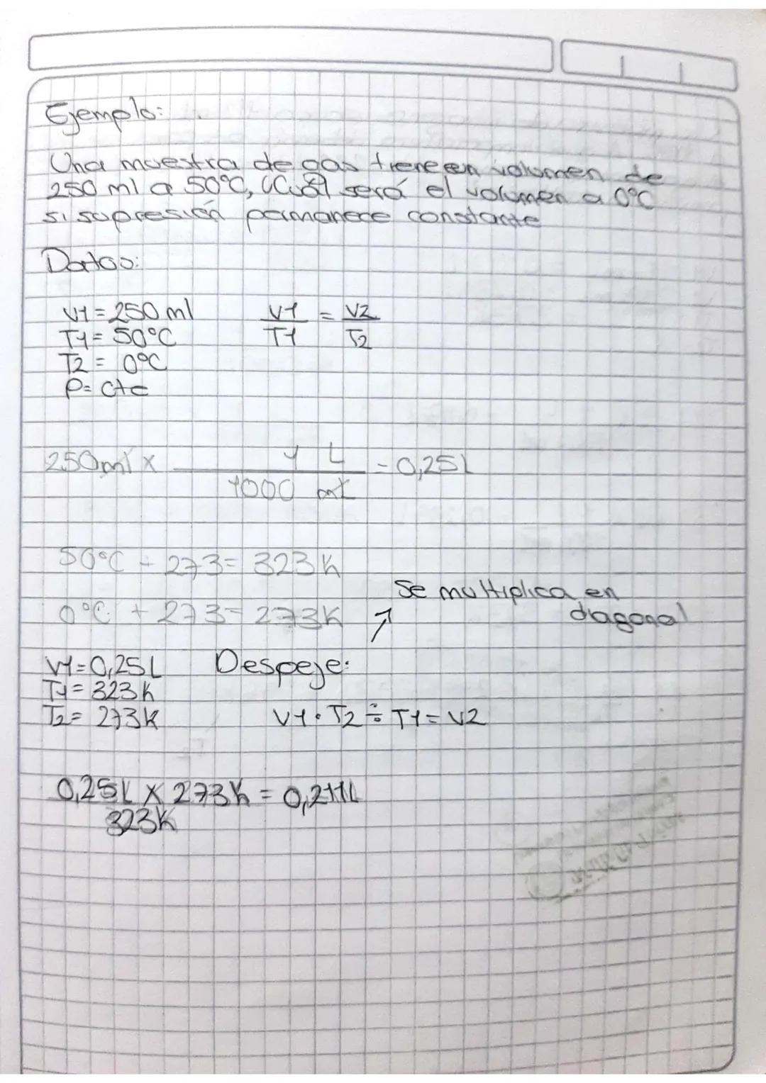Presión constante
Ley de Charles
A medida que aumenta la temperature,
aumenta el volumen
25
20
275
Volumen litros
10
о
อ
☑₁
T₁
8000
100
200