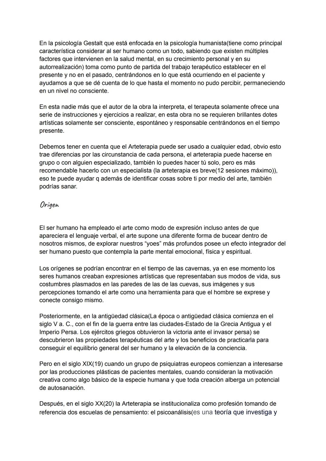 # Arteterapia
¿Qué es?
La arteterapia es un tipo de terapia artística qué consiste en la utilización del arte
como vía terapéutico. Se emp