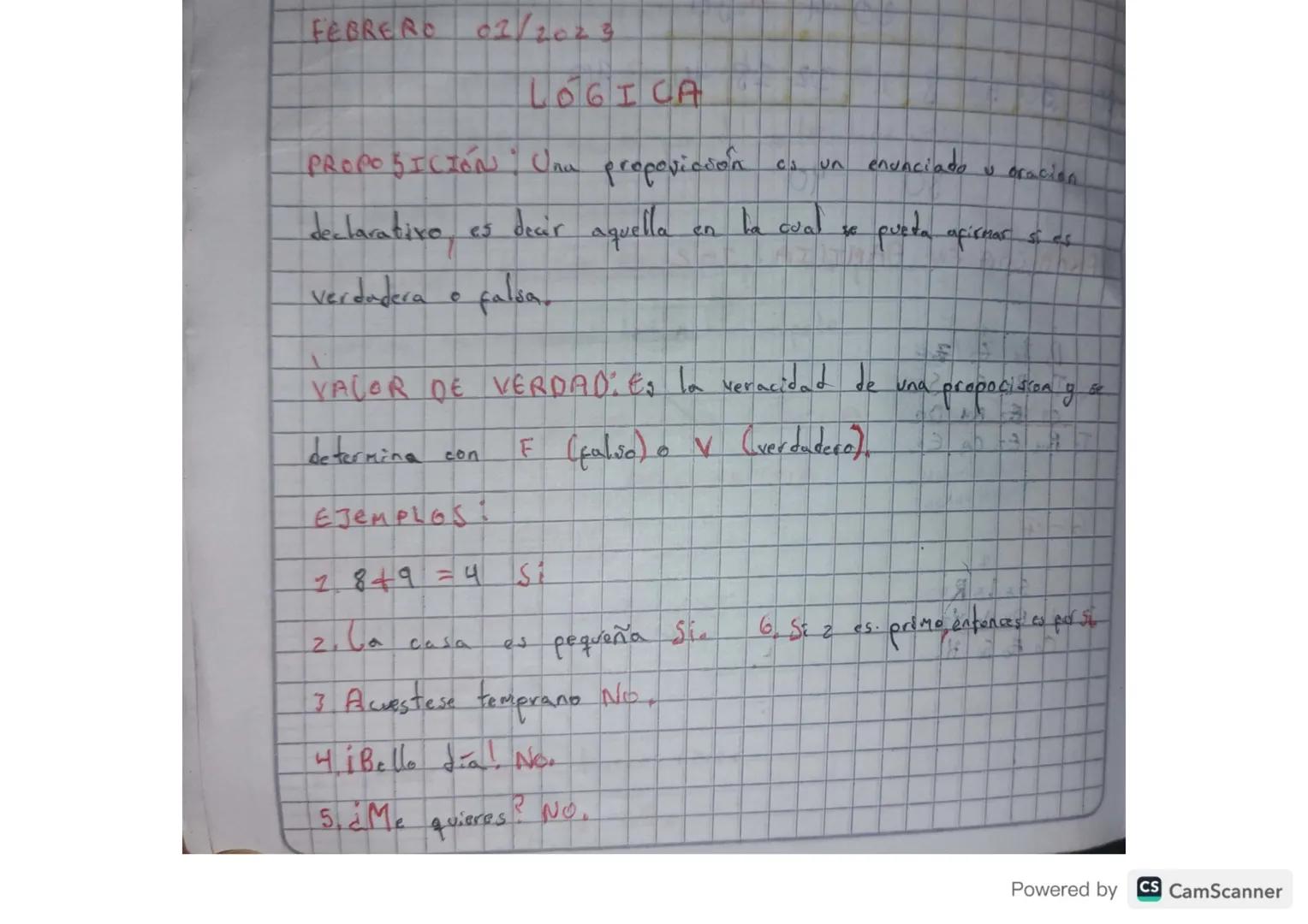 FEBRERO 02/2023
LOGICA
PROPOSICIÓN Una proposición
CS
un enunciado
u oración
declarativo, es decir
es decir aquella
La cual
30
se
pueta afir