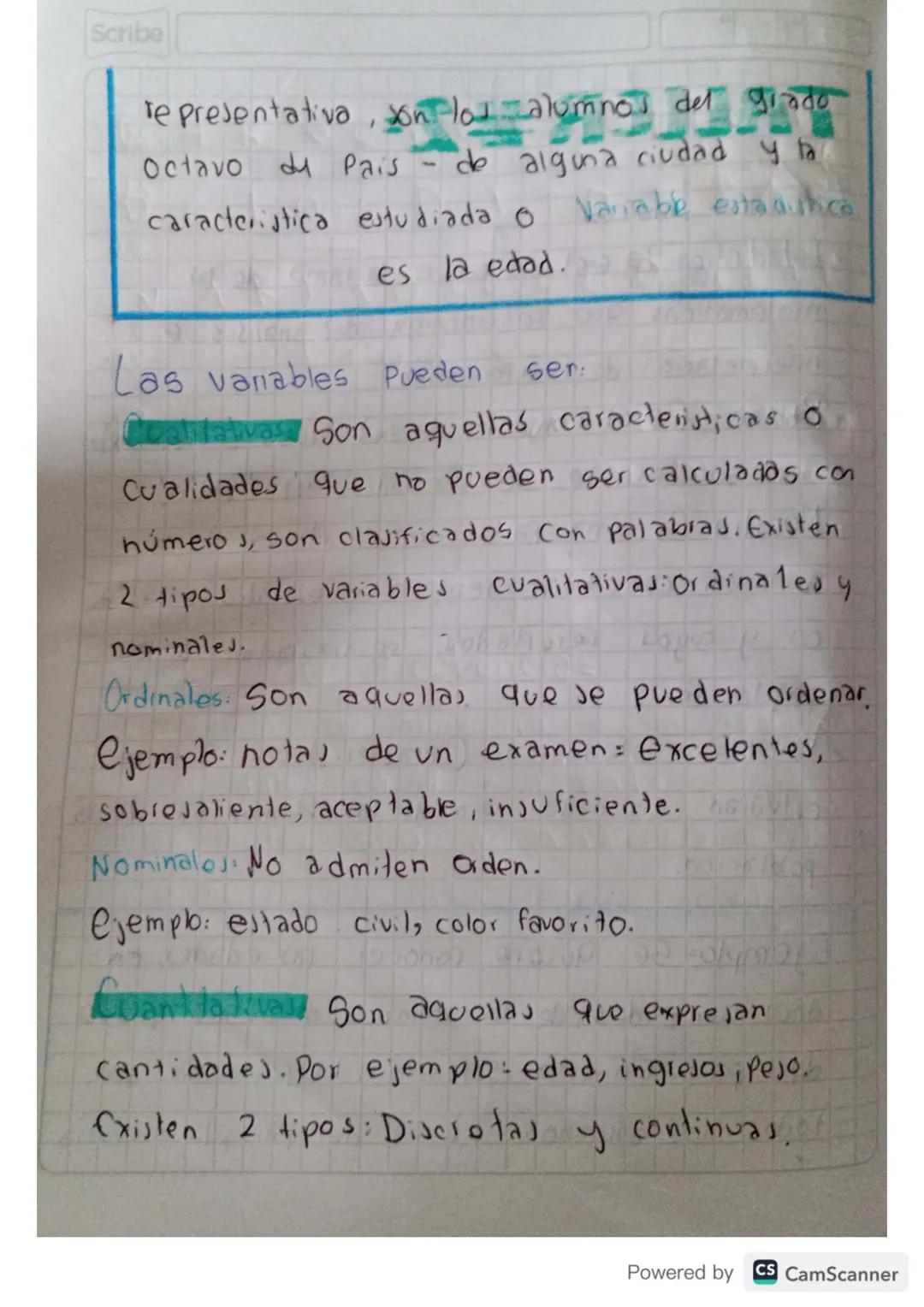 Concepbs básicos
* Estadis fica La estadistica es la rama de la)
matemáticas que se encarga del analisis e
interpretación de la in formaci