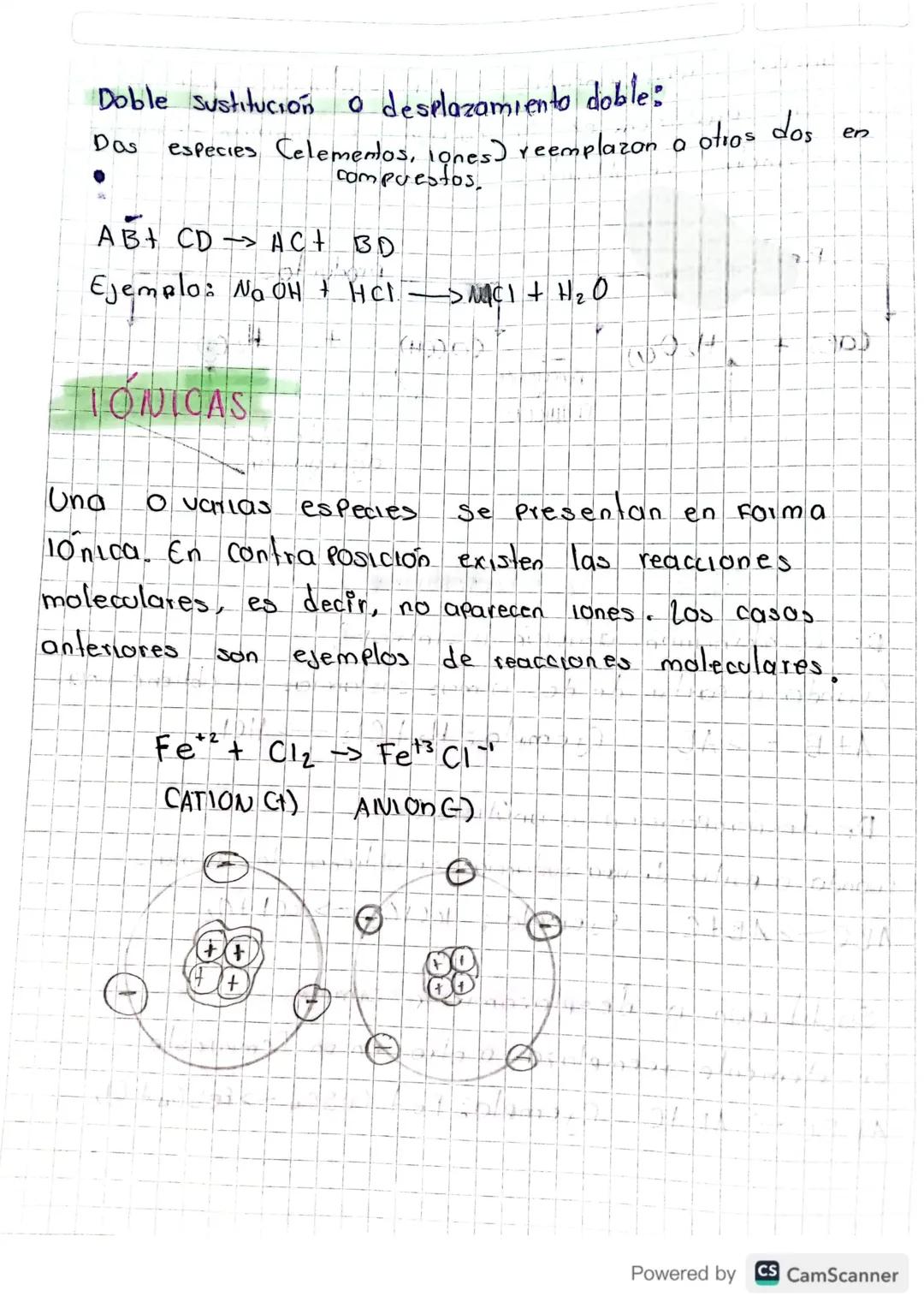 Reacciones y ecuaciones Químicas
¿Cuál es el significado de las eca a ones Quimicas!
Una Reacción química es la acción mutua o
recíproca ent