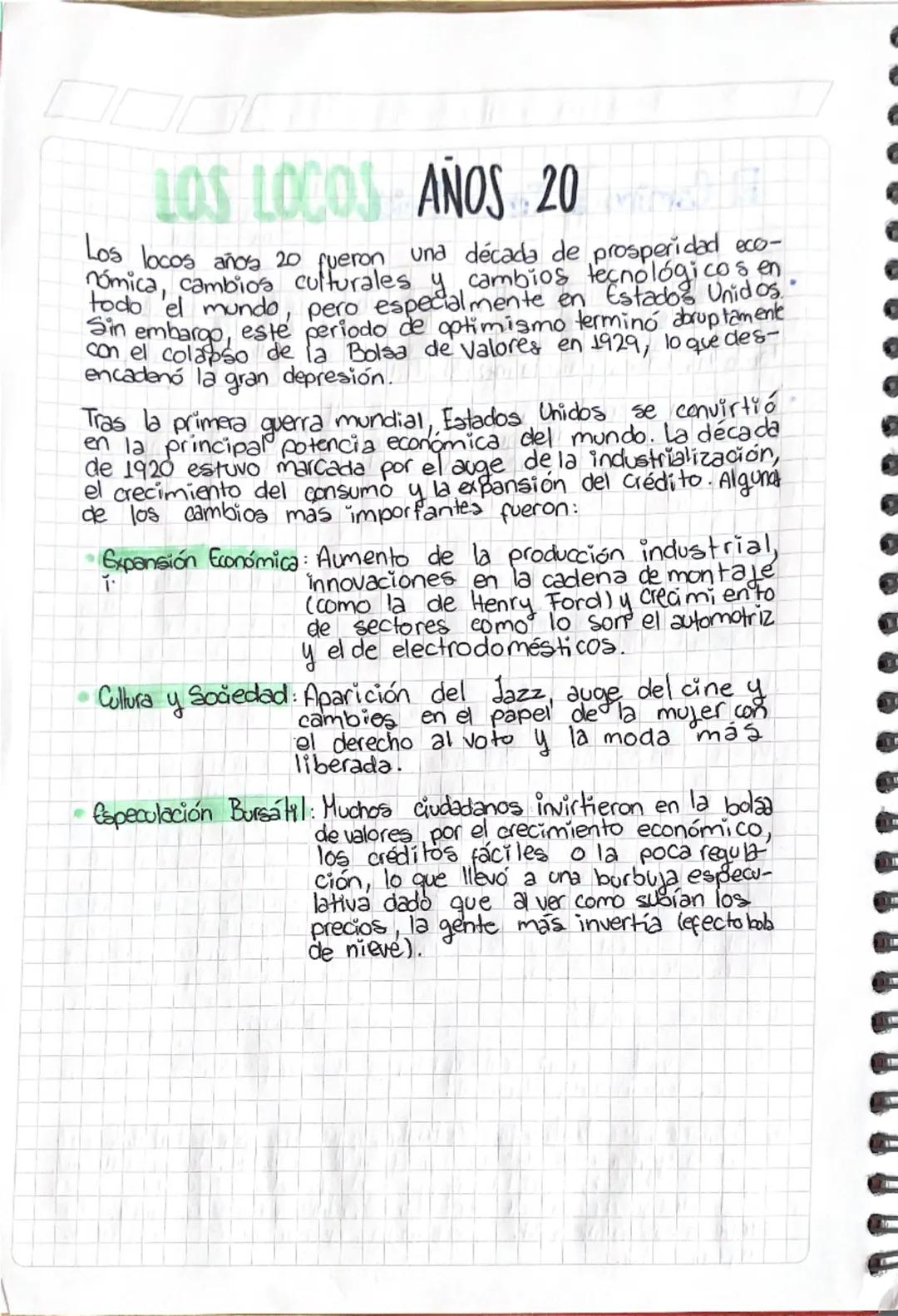 # LOS LOCOS AÑOS 20
Los locos años 20 fueron una década de prosperidad económica, cambios culturales y cambios tecnológicos en todo el mund
