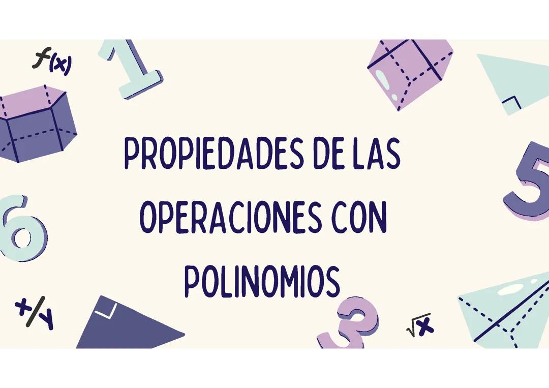Operaciones con polinomios