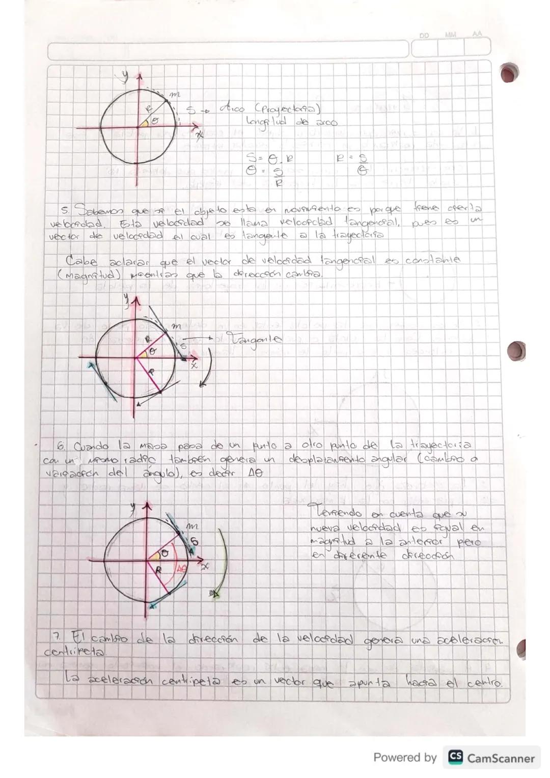 CNIMIENTO
CIRCULAR
1. Vamos asumir
que
Немето
un
objeto el cual es una pekta
pebta está realitando un monumento circular uniforme
CIRCUNFERE