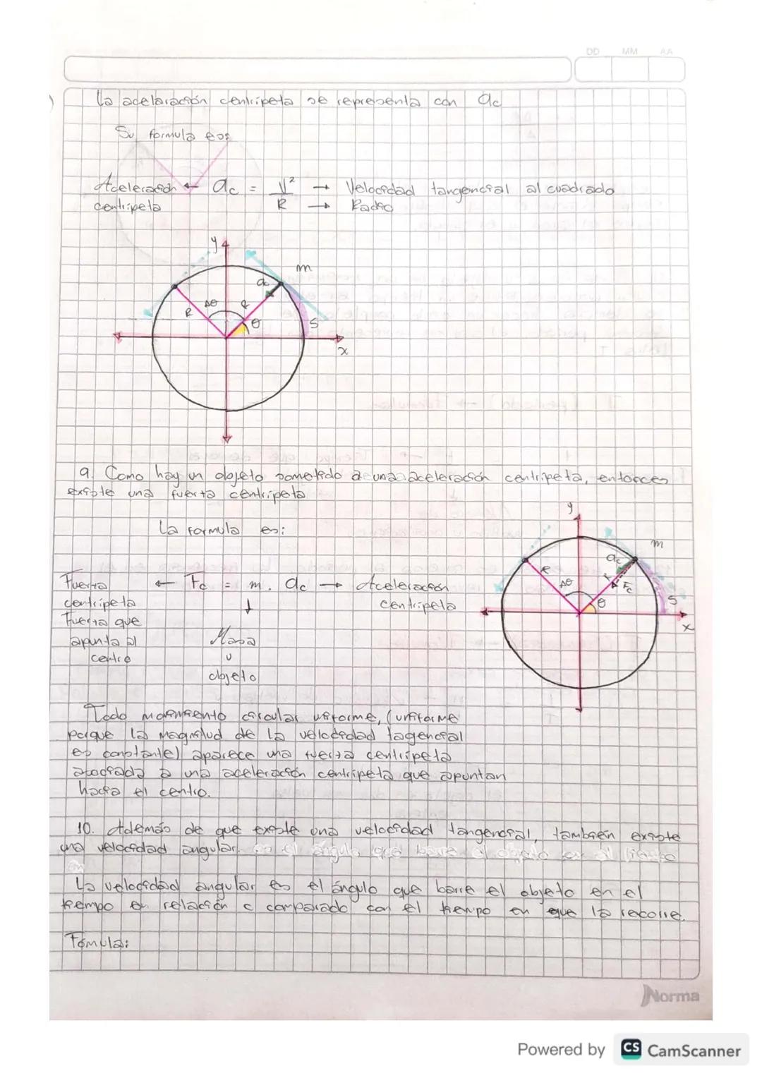 CNIMIENTO
CIRCULAR
1. Vamos asumir
que
Немето
un
objeto el cual es una pekta
pebta está realitando un monumento circular uniforme
CIRCUNFERE