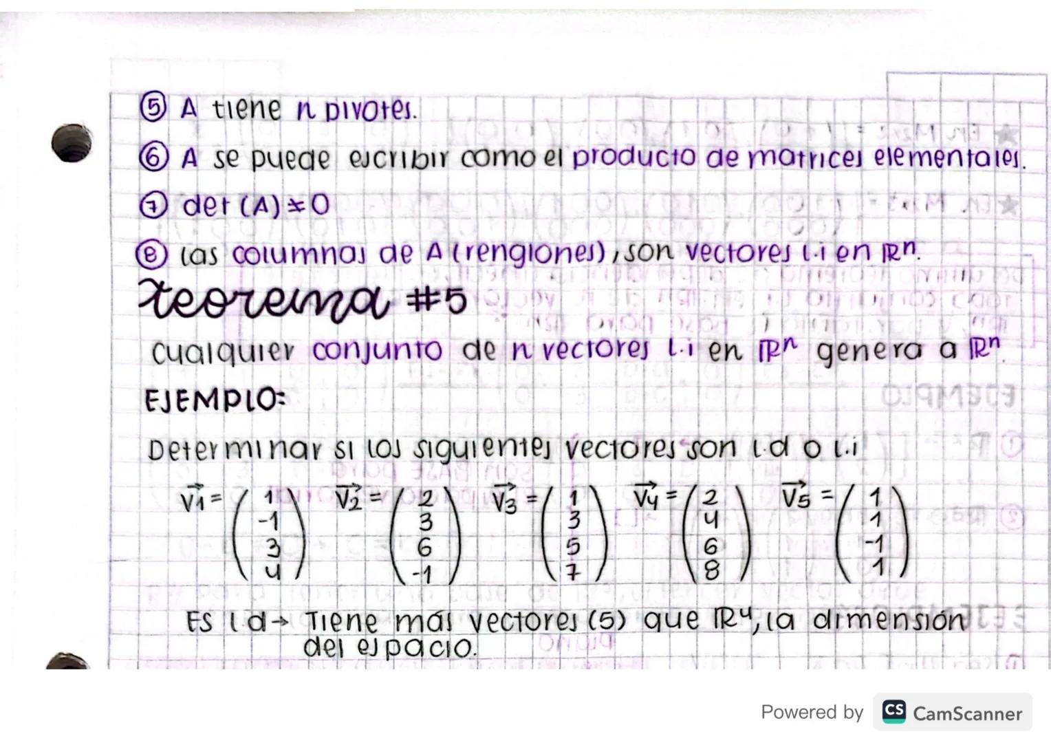 Febrero 10/2023
dependencia e independencia
luzeal
X
Definición ( Dependencia lineal) Los vectores v₁,..., Vn en
un espacio vectorial V, se
