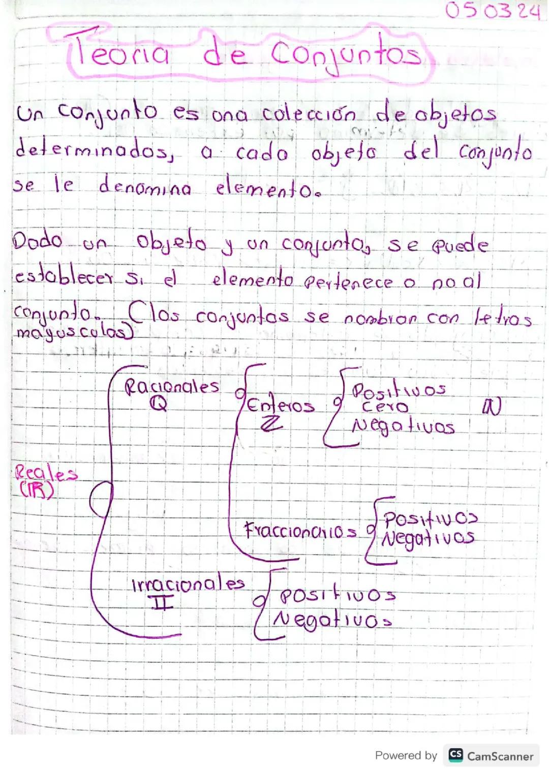 Teoría de conjuntos
