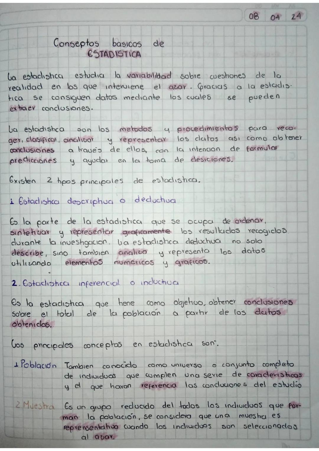 Conceptos básicos de estadística