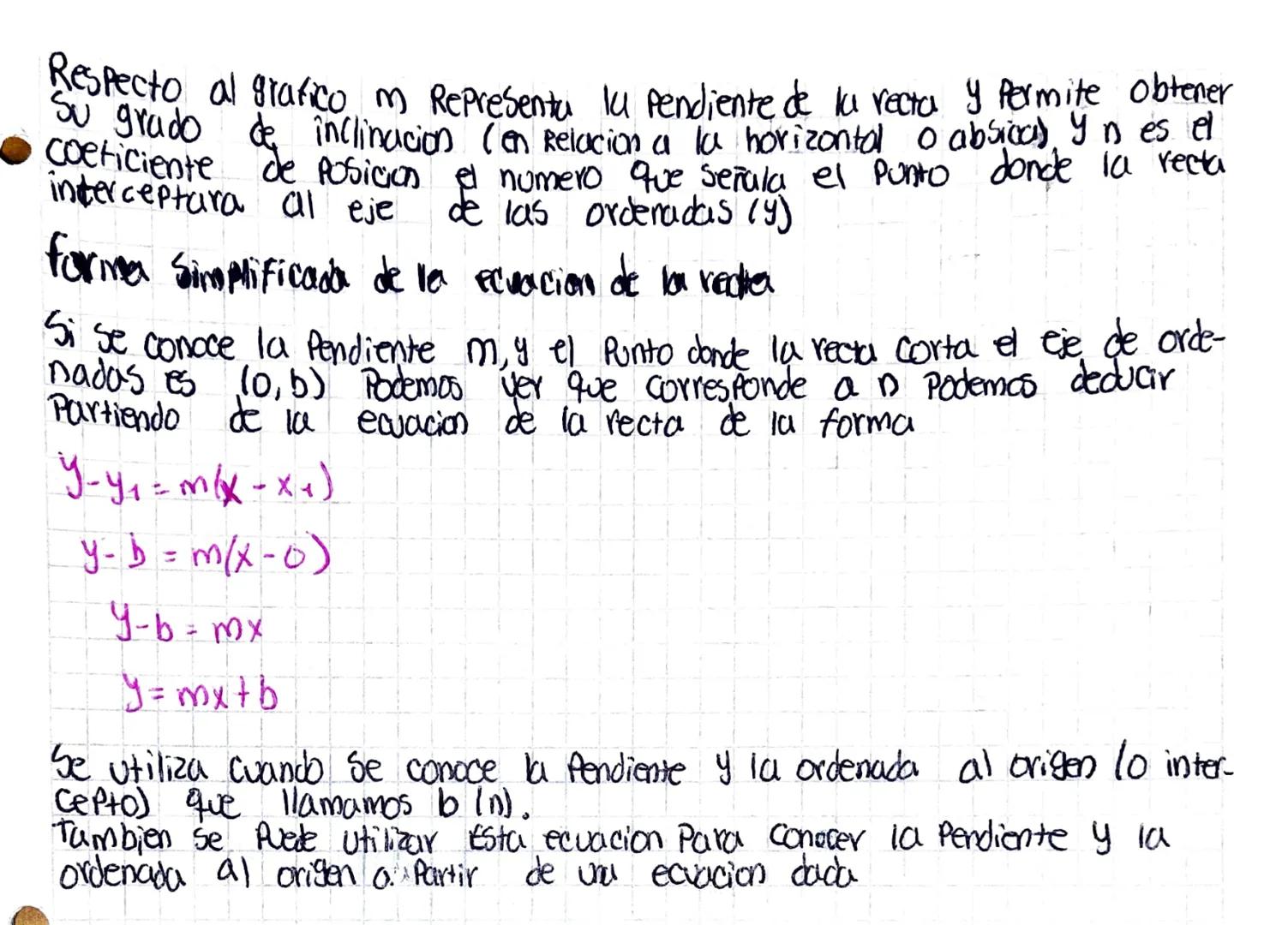 Ecuacion de la recta
La recta se Puate entender como un conjunto infinito de Puntos alineados
un Plano, una rectu Puede ser horizontal,
form