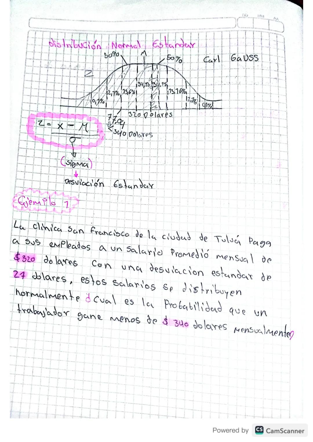 distribución Normal Estandar
5090
N
50%
Carl Gauss
347634.7%
12,7% 73,6% 173.76% -
10,7% 1
320 Volares
Z= x - M
7704
340 Volares
12.746
91%