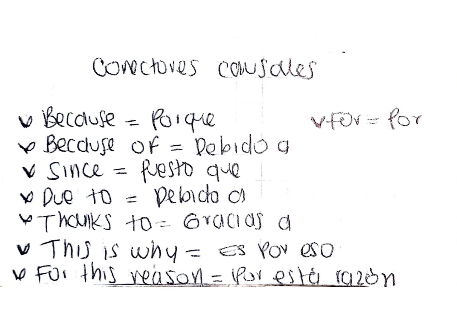 Conectores de adición
And = 4
Second = En segundo lugar
Then I Next = Después / we go
AISO/TOO = Tambier
As well as = Además de
Moreover =