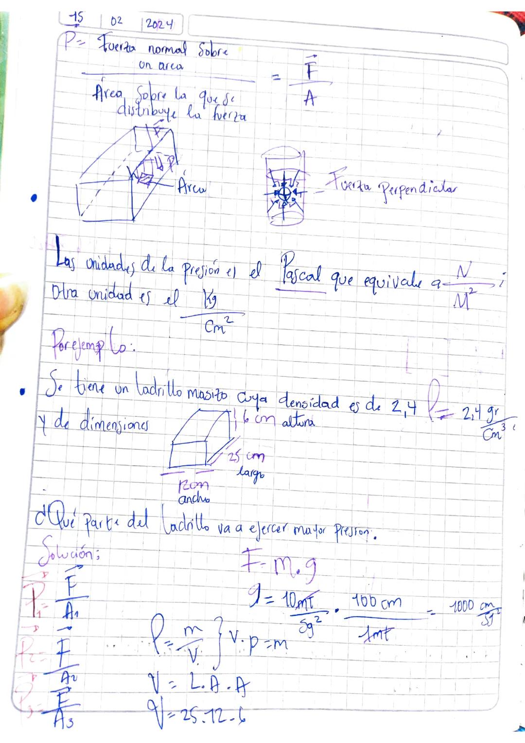 Conceptos y Ejercicios sobre Fluidos en Física