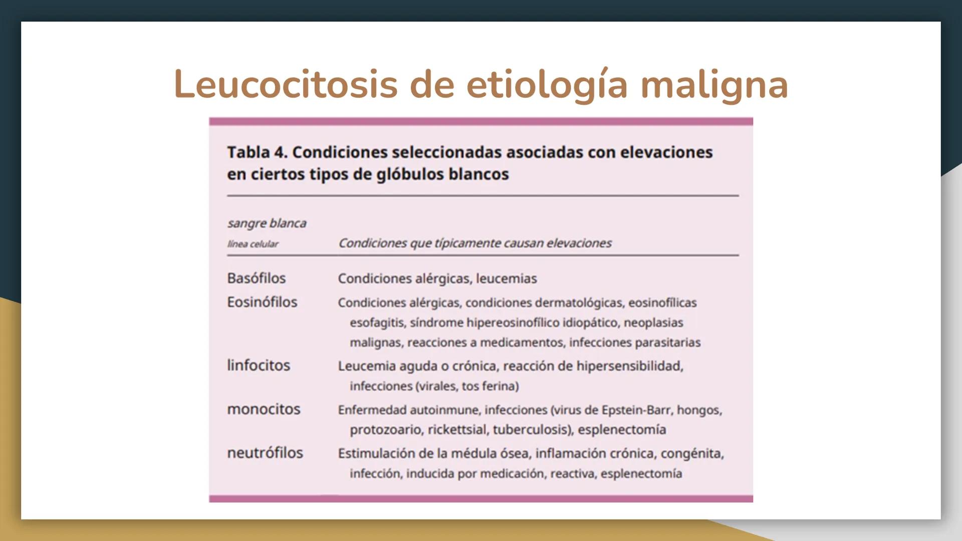 # Trastornos leucocitarios
JOSEPH JACOBO SU Leucocitosis
Recuento elevado de leucocitos por encima de 11,000 células por
mm3.
50,000 a 10