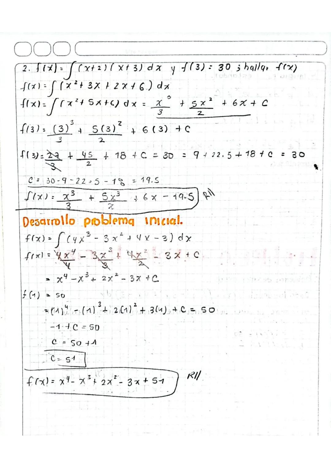 Calculo integral
Integrales
24-Agosto-2022
Situacion problema
C² (x) = 5 + 2x
¿Cual es la función costo variable? R// 4. C(x) = 5x+x²
funció