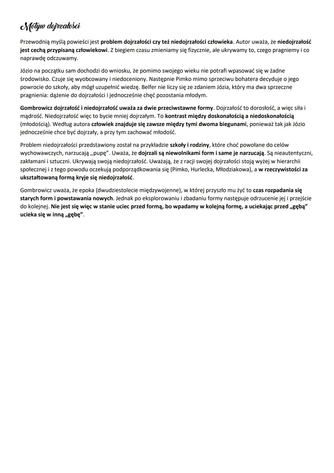 # Ferdydurke
autorze
Witold Gombrowicz (1904-1969) - awangardowy powieściopisarz, dramaturg, nowelista
i autor prozy eseistycznej. Urodził