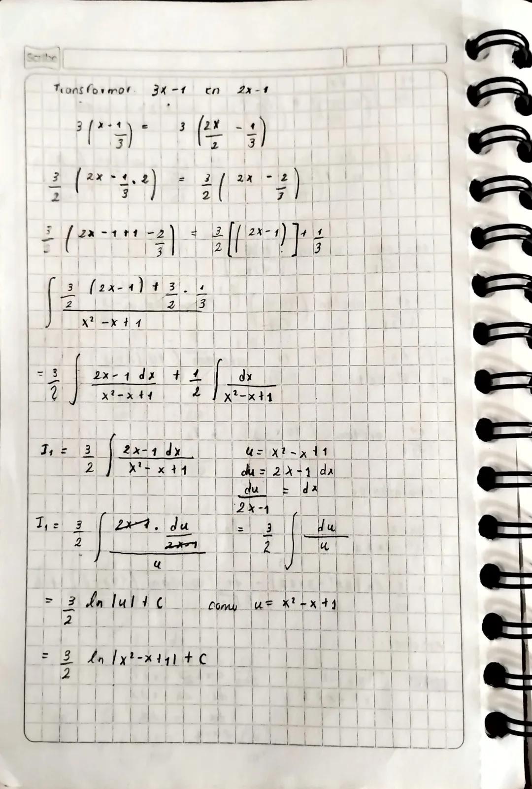 See the
101 113
Integrales de la forma (integrales racunales) (102-114)
$\int \frac{dx}{ax^2 1bx + c}$ 4 $\int \frac{Ax + B}{ax^2 + bx + c
