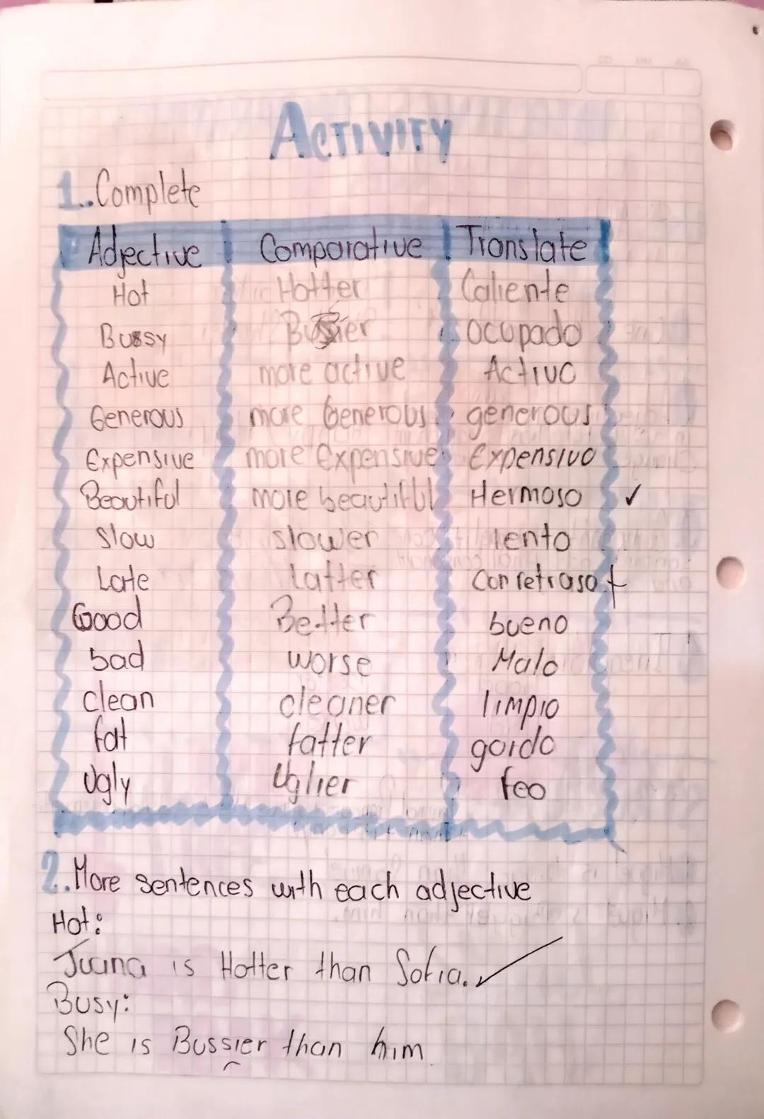 023
Activity:
DIAGNOSTICO
Complete the chart write the correct personal
pronton or subject.
MST Personal
3RD PERSON ON SINCULARS PURAIS
it
S