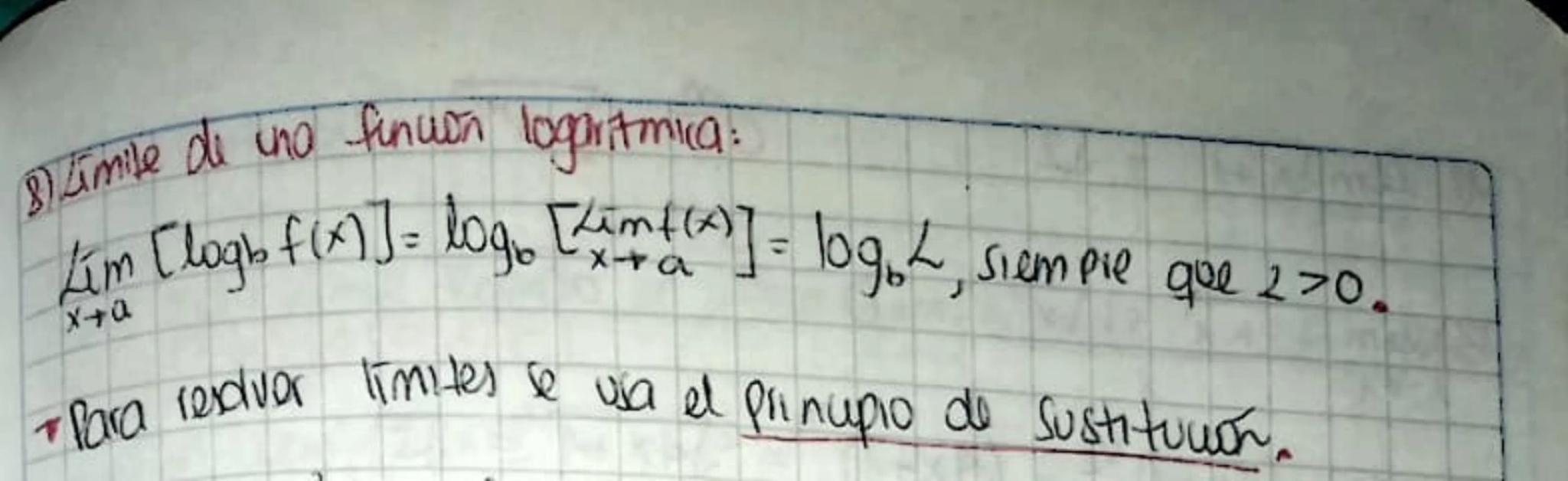 - Limf(x)=L, Significa que el limite wando x tiende a a po
la izquierda es igual a L.
PROPIEDADES DE LOS LIMITES
1) Limite de una constant