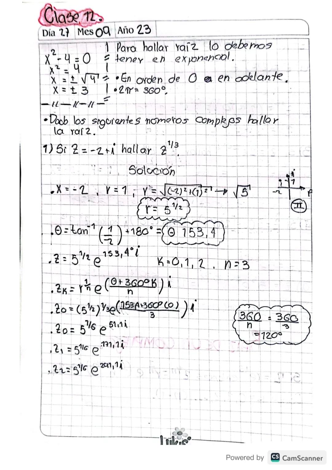 9
Clase 9
Segundo Corte
Día 13 Mesa Año 23
Numeros Complejos.
• Números imaginarios: Los números imaginarios Se
Originan en las raices cuadr
