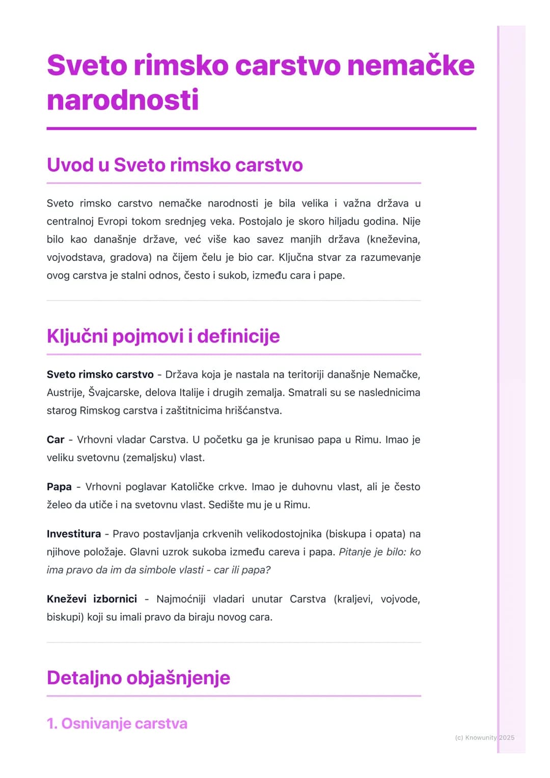 # Sveto rimsko carstvo nemačke
narodnosti
Uvod u Sveto rimsko carstvo
Sveto rimsko carstvo nemačke narodnosti je bila velika i važna držav