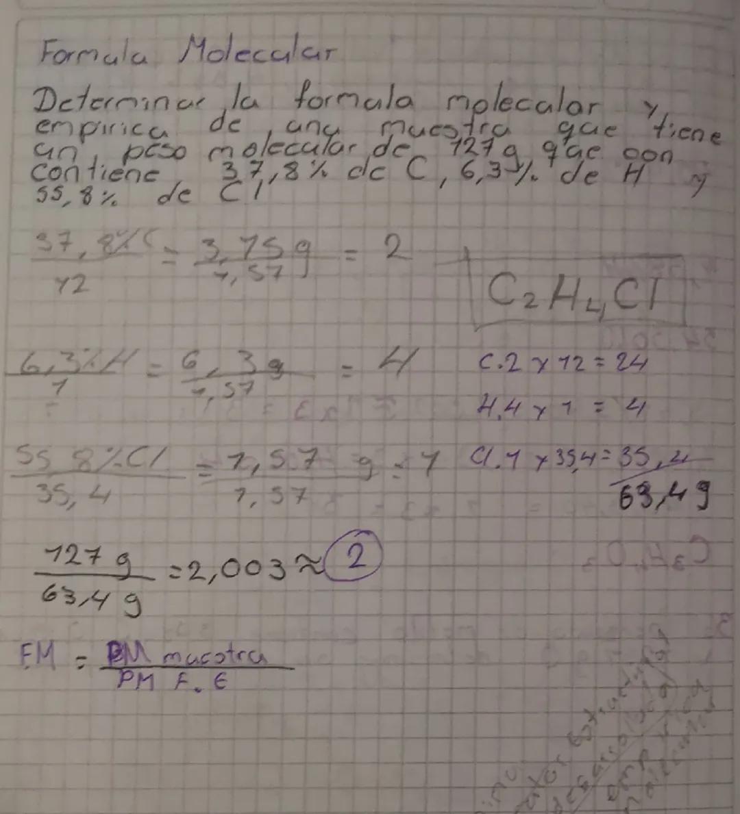 --- OCR Start ---
Evaluación
Callaos para determinar la formala
Empirica Moleculari
DD
Formalan Empiricu
7 En el analisis de una
(Minima)
su