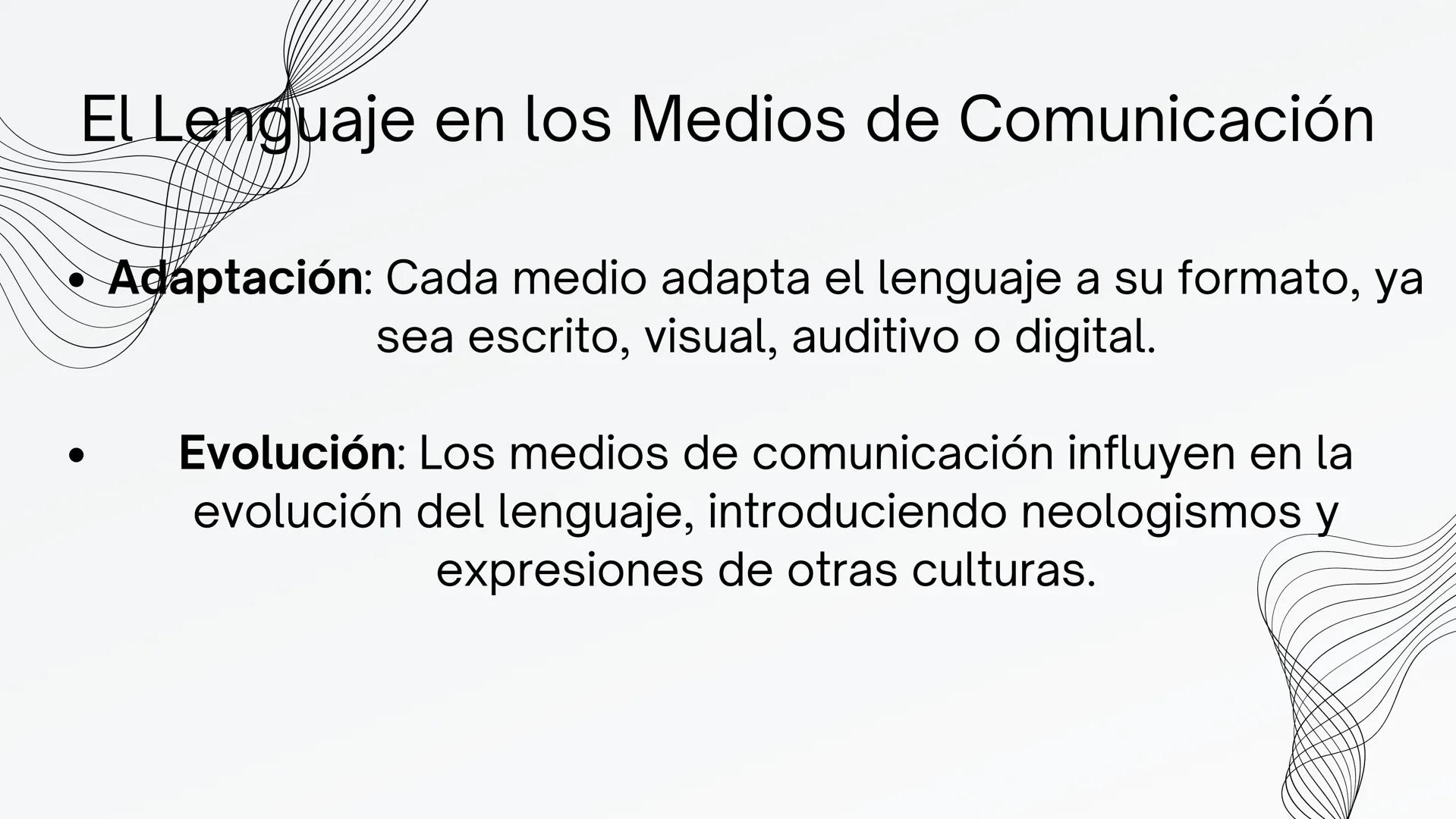 LENGUAJES Y
MEDIOS DE
COMUNICACIÓN ¿Qué son los Lenguajes y Medios de Comunicación?
Los lenguajes son sistemas de signos y
reglas que permi