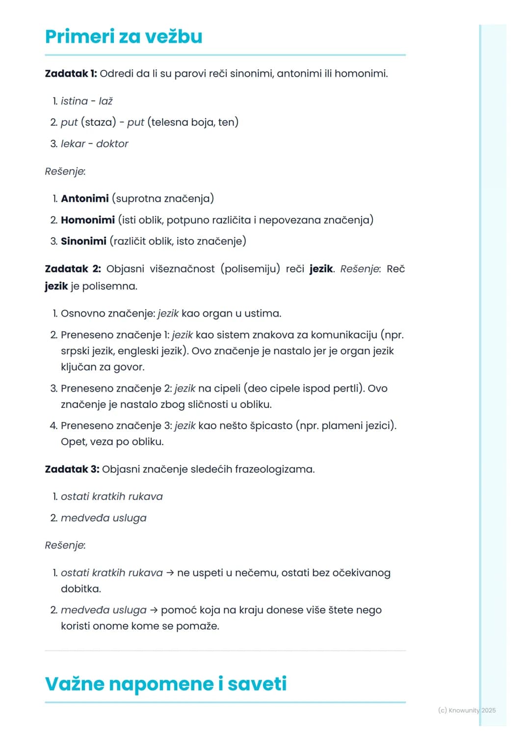 # Semantika i leksikologija
## Uvod u semantiku i leksikologiju
Leksikologija je nauka o rečima, tj. o ukupnom rečničkom blagu jednog
jezi