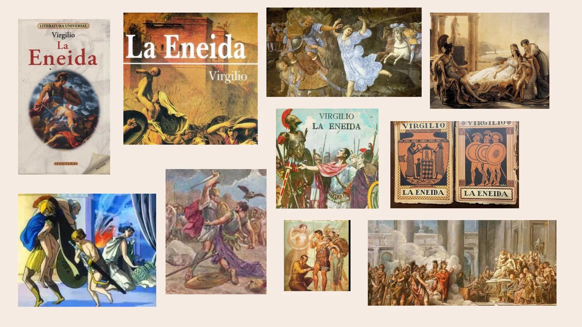 о
0
о
0
0
O
Cultura romana
La eneida de virgilio ¿Que significa?
La Eneida (en latín, Aeneis) es
una epopeya latina escrita por el
poeta rom