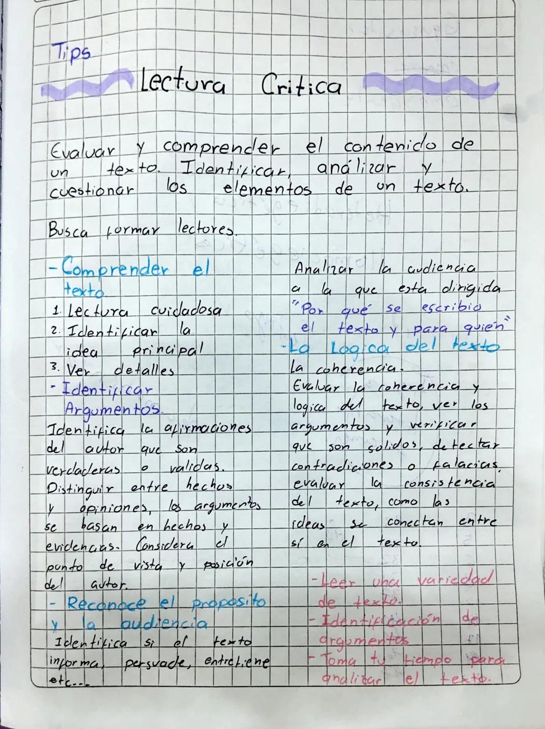 Tips Lectura Crítica