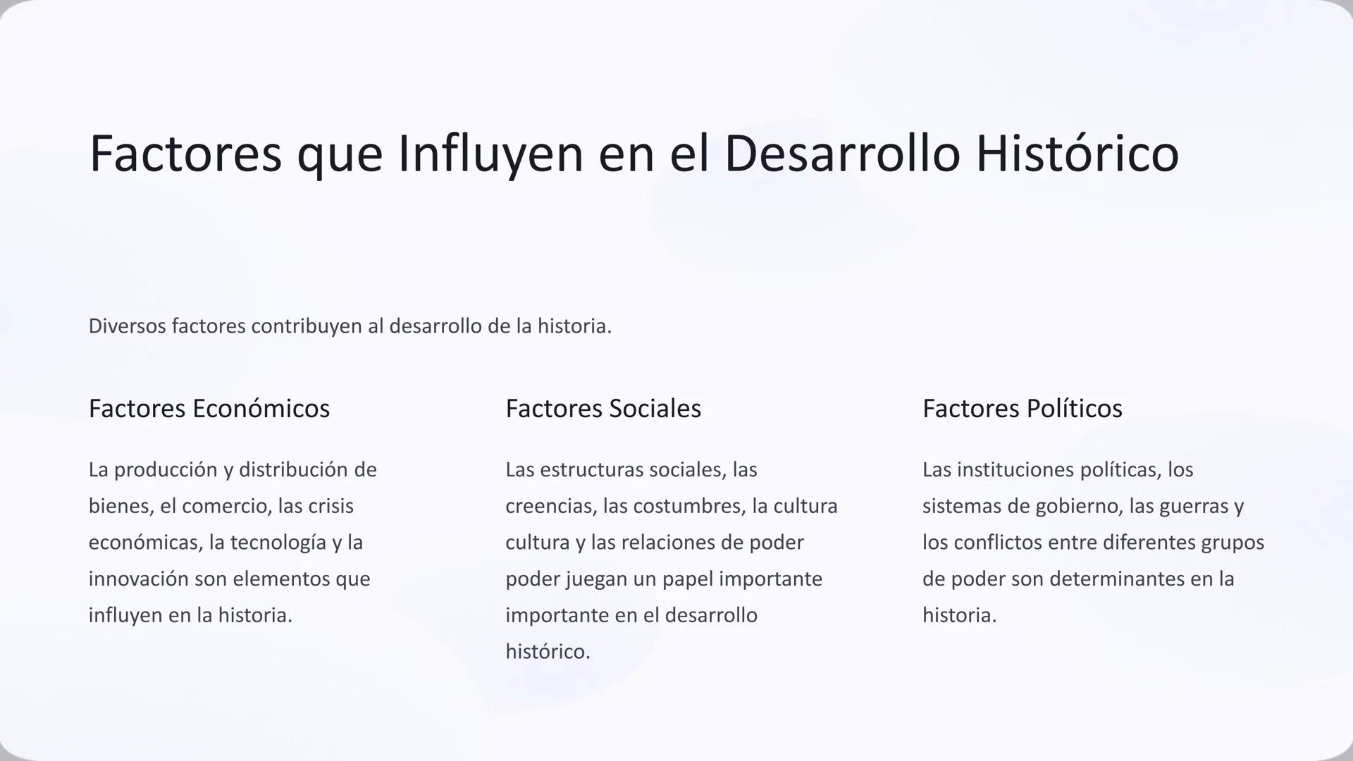 Filosofía de la
Historia
La filosofía de la historia es una rama de la filosofía que investiga el
significado y la naturaleza del devenir hi