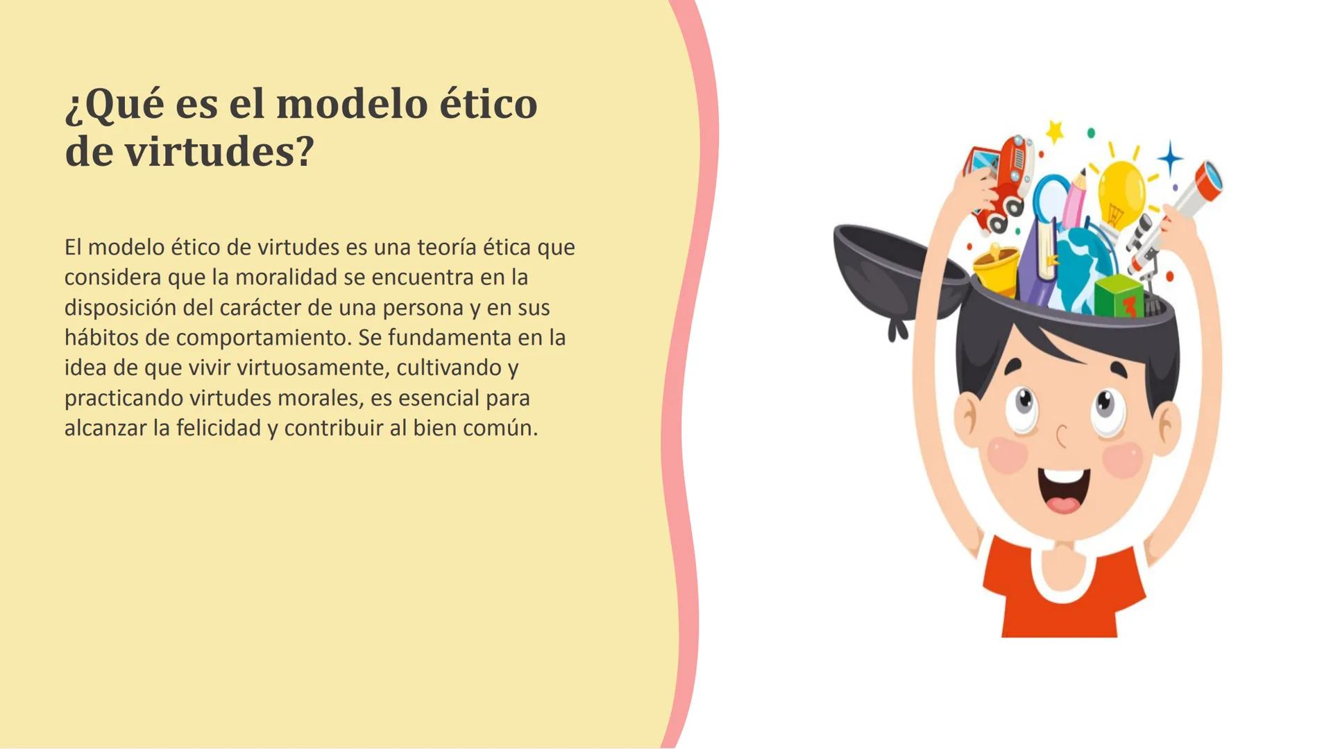 ÉTICA DE VIRTUDES
MODELO ETICO ⚫INSTITUCIÓN EDUCATIVA ESCUELA
NORMAL SUPERIOR MIGUEL DE
CERVANTES SAAVEDRA
2
•10²
⚫AMILBIA ESCOBAR DOMÍNGUEZ