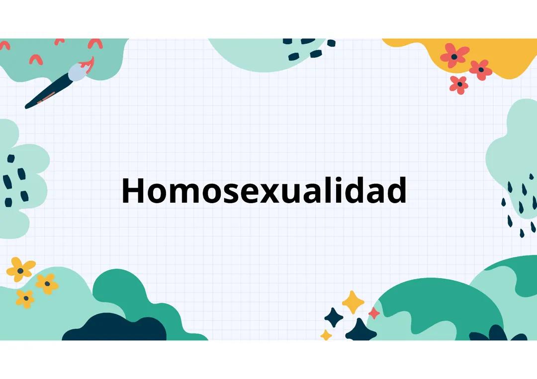 La homosexualidad