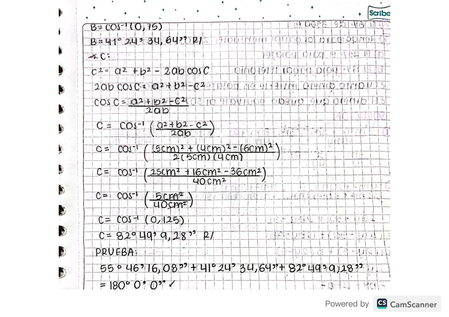 # Scribe
eey del seno
→ la medida de sus Lodos es DIRECTAMENTE PROPORCIONAL a los
senos de sus ángulos opuestos.
→FORMULA: $\frac{a}{SIMA