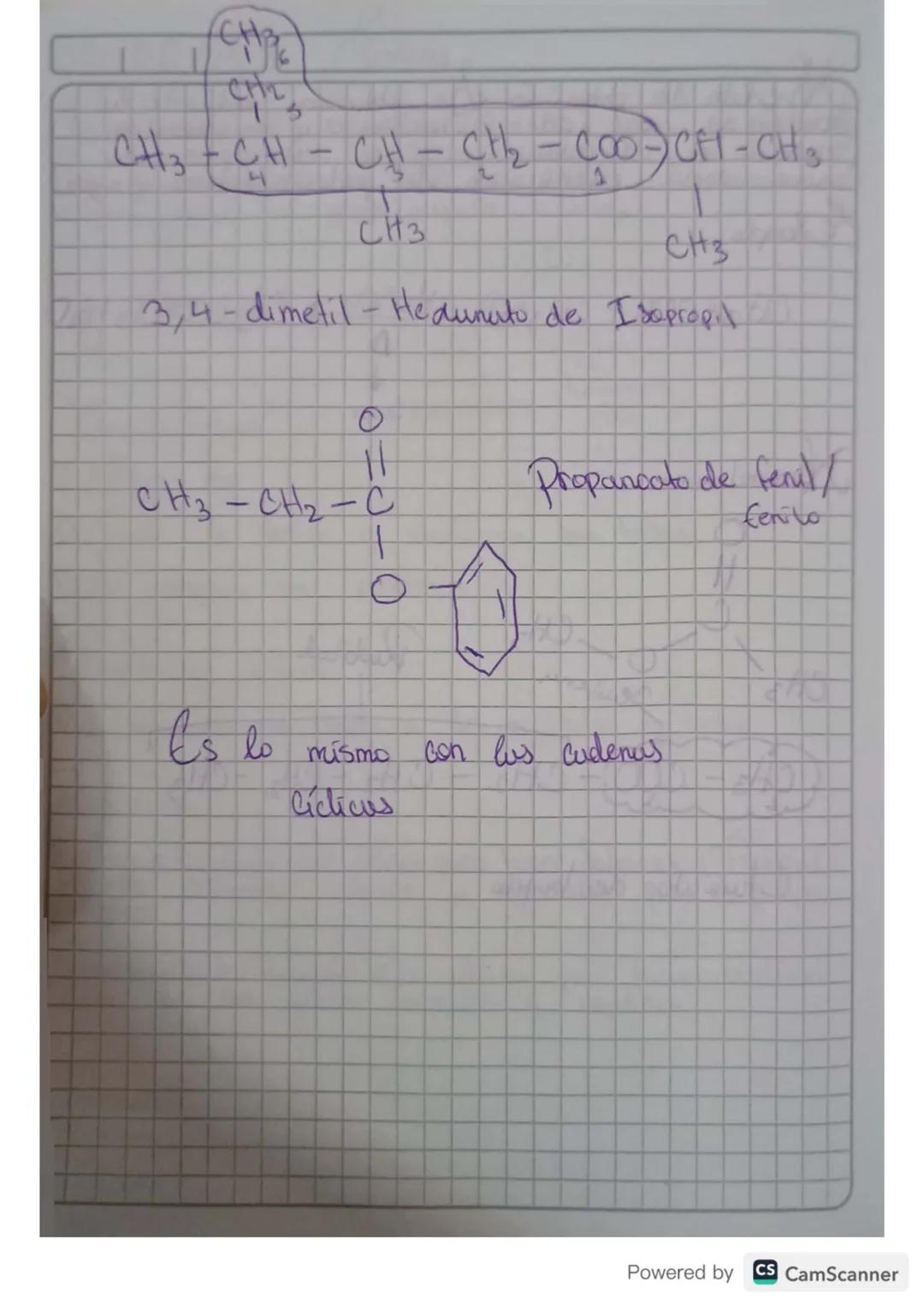 05/06/23
# Pesteres
Es un compuesto arguoicos que se
tu reacción entre un ácido arboxílio y un alcohol.
lla grupo carbonilo (C=O) esta unide