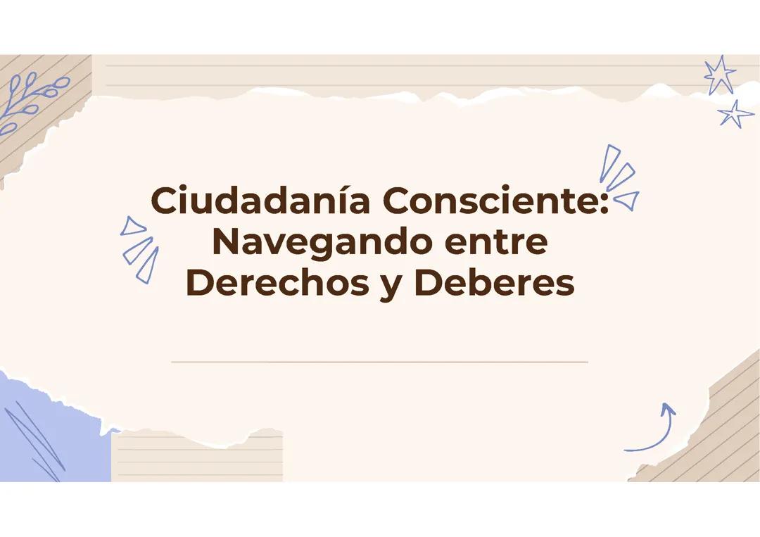 Derechos y deberes ciudadanos