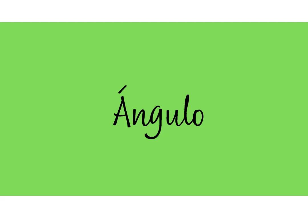 Ángulo