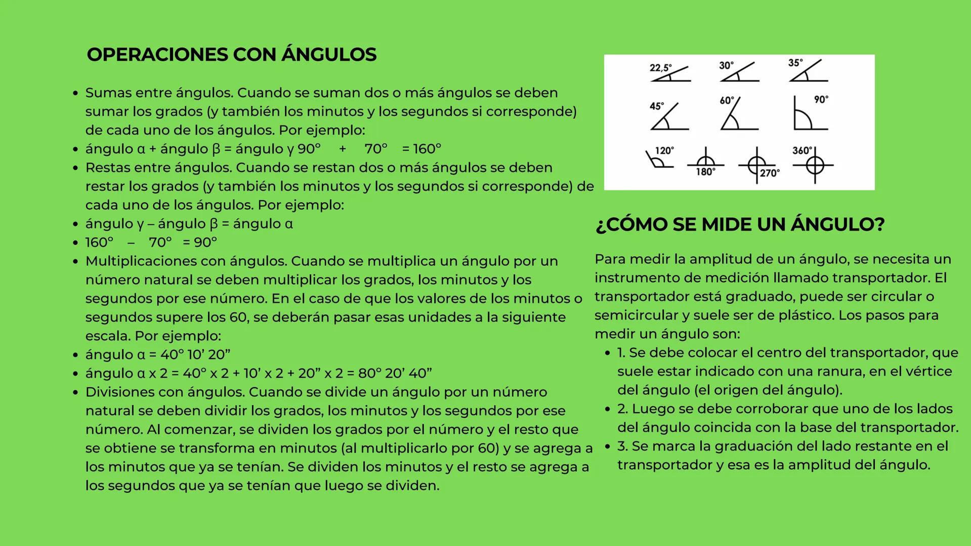 Ángulo ¿QUE ES?
El ángulo es la porción del plano comprendida
entre dos semirrectas (lados) con un origen
común llamado vértice. Los ángulos