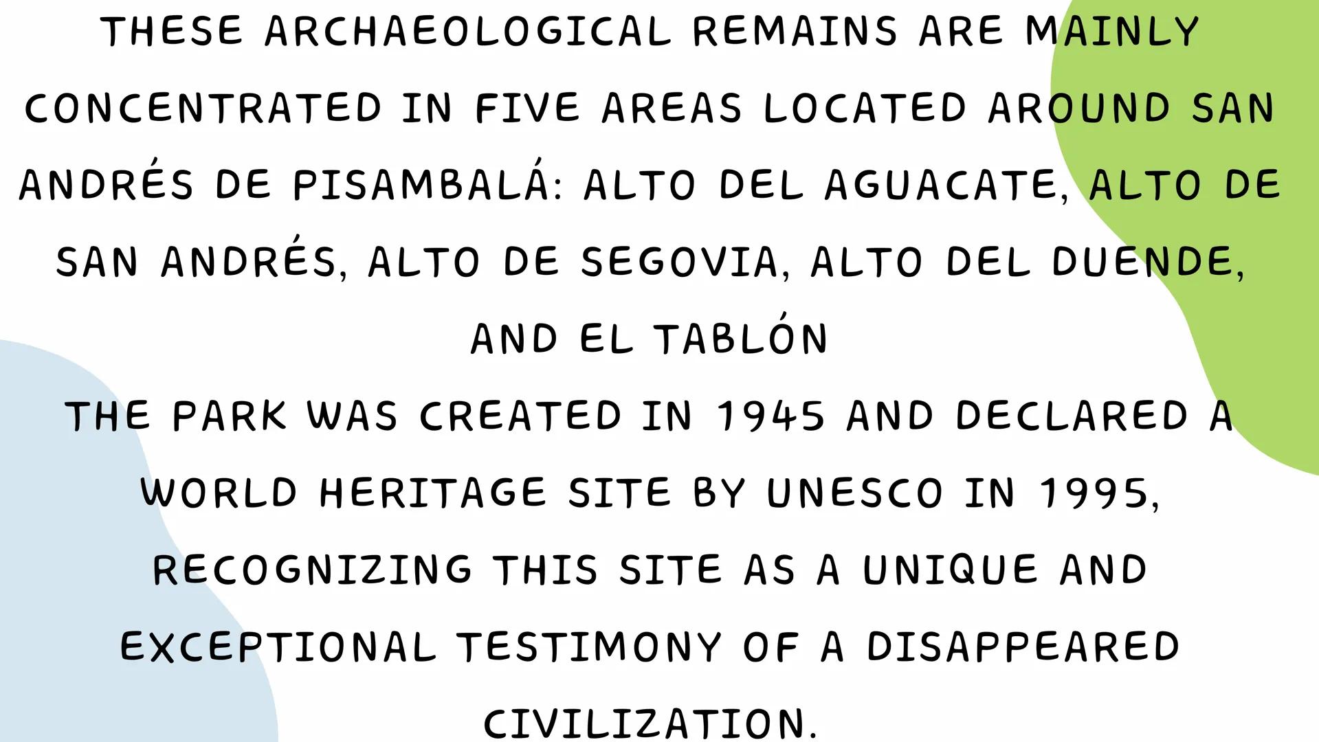 TIERRADENTRO
ARCHAEOLOGICAL
PARK THE TIERRADENTRO REGION, WHICH INCLUDES
THE MUNICIPALITIES OF BELALCÁZAR AND
INZÁ IN THE DEPARTMENT OF CAUC