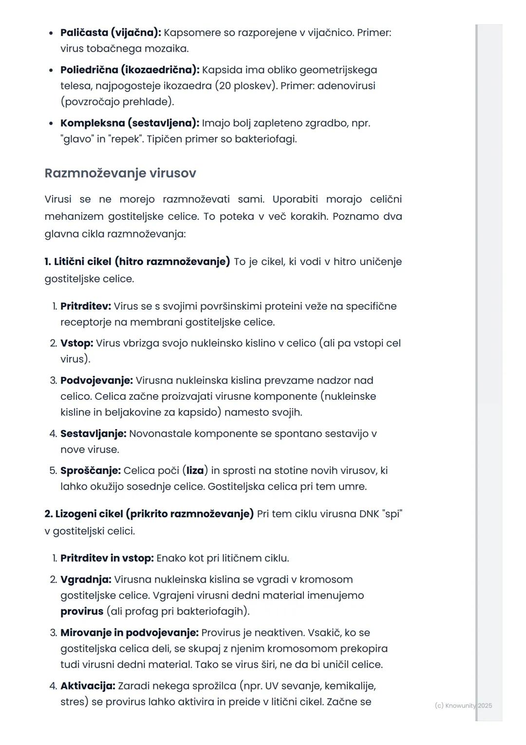 # Virusi – zgradba in pomen
Kaj so virusi?
Virusi so zelo majhni delci, manjši od bakterij. Niso celice, zato jih ne
uvrščamo med živa bit