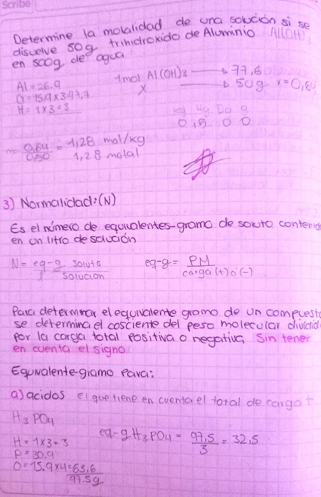 Scribe
UNIDADES QUIMICAS DE CONCENTRACIÓN.
Los terminos diluido y concentrado se utilizan para
expresar concentraciones relativas.
La conc