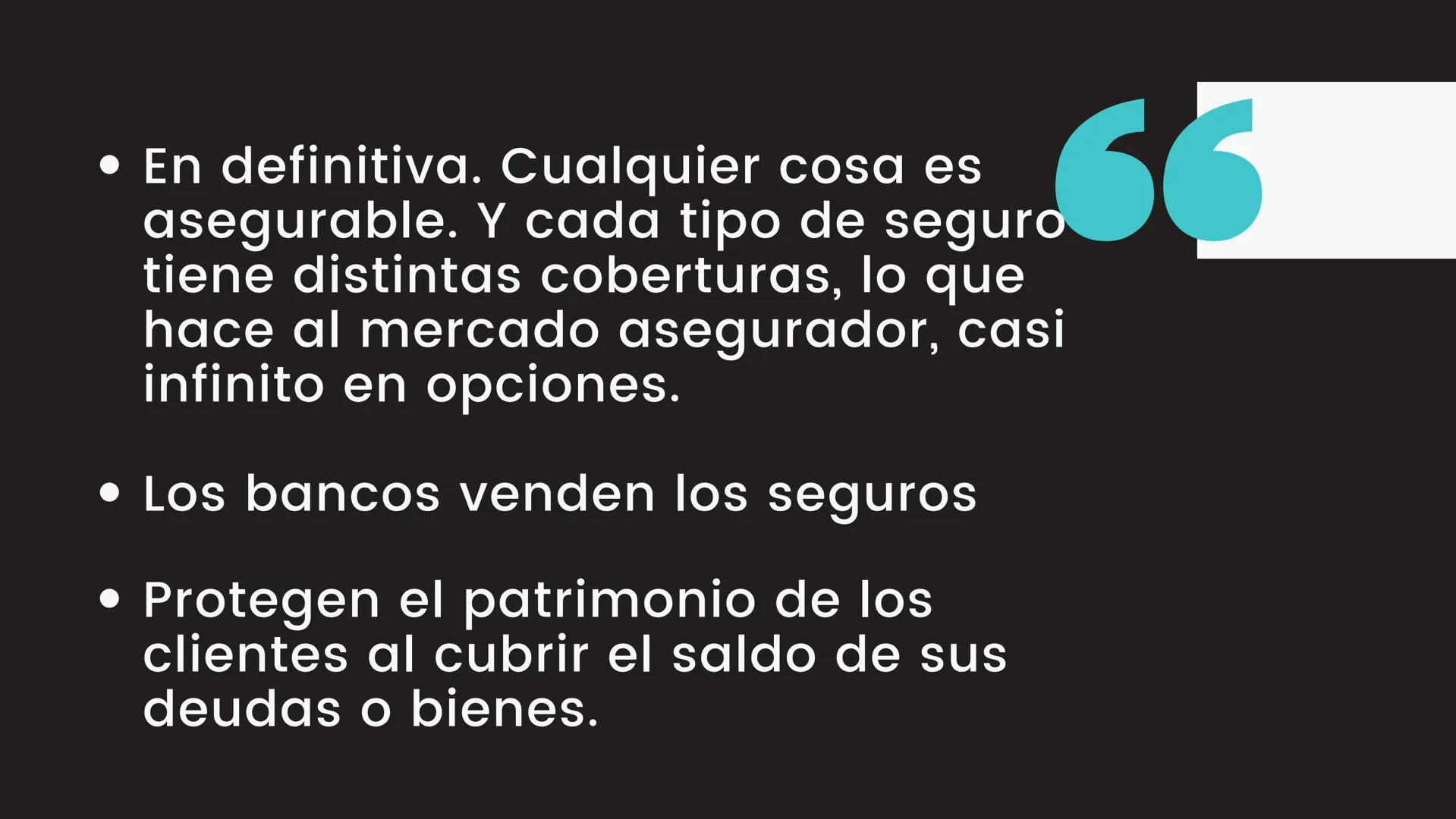 B
Tipos de
seguros +
Qué es un
seguro?
para
El seguro es un medio muy eficaz
que puedas proteger tus bienes
personales o tu integridad y la