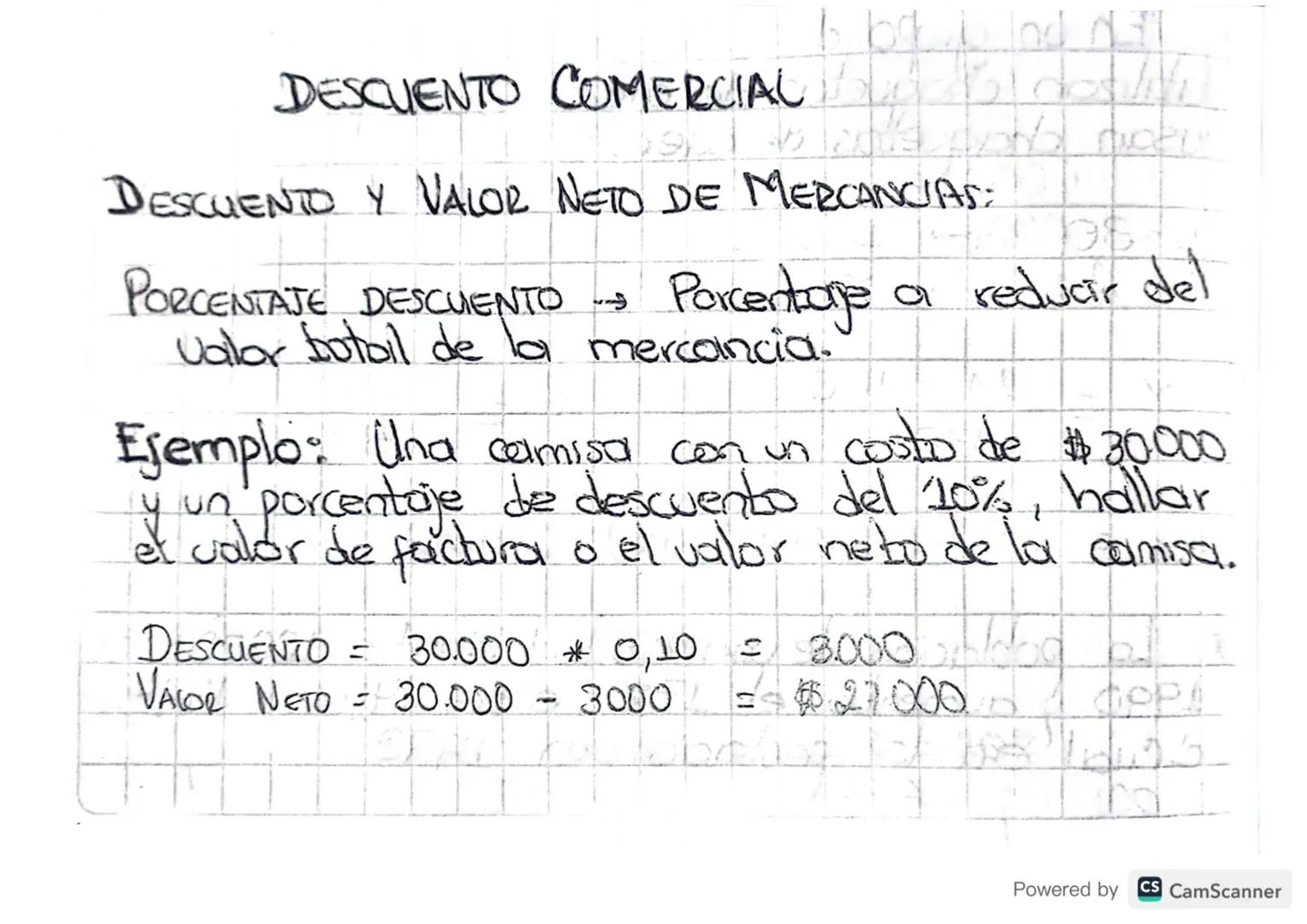 tobi lod T
DESCUENTO COMERCIAL
DESCUENTO Y VALOR NETO DE MERCANCIAS:
Porcentage
a reducir del
PORCENTAJE DESCUENTO →→
Vailor botoil de la me