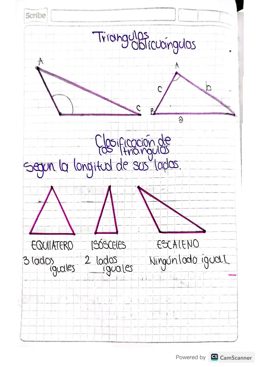 Scribe
Triangulicucingulos
C
Clasificación de
Ifnangulos
Segun la longitud de sus lados.
AND
EQUITATERO
3 lados
iguales
ISOSCELES
2 lados
ig