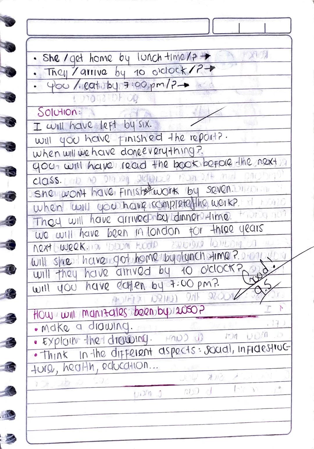 Past Participle
meaning of past perfect:
Use 1 = Completed action before something in the past
Past
Present
Future
• The past perfect expres