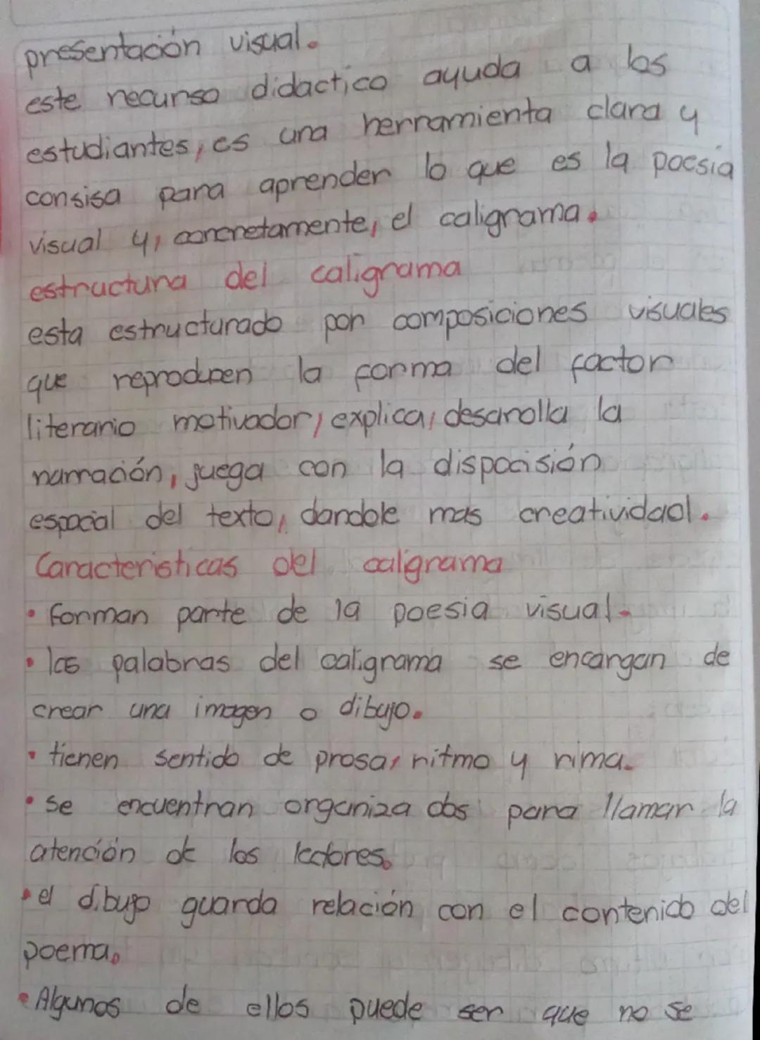 caligoma
un caligrama es un tipo de poesia donde
se combinan los dibujos con palabras
es decir se escribe un poema y la vez
una figura graci