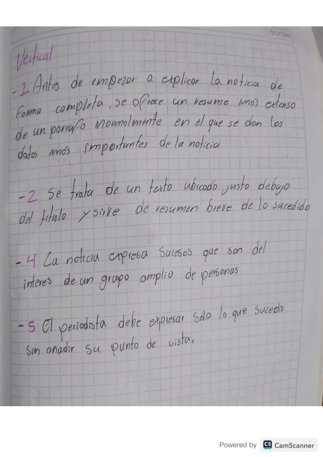 Scribe
taller de la Noticia
11)etermine en la noticia onterior la respuesta
a las siguientes Preguntas.
1) Qué (what). El acontecimiento,