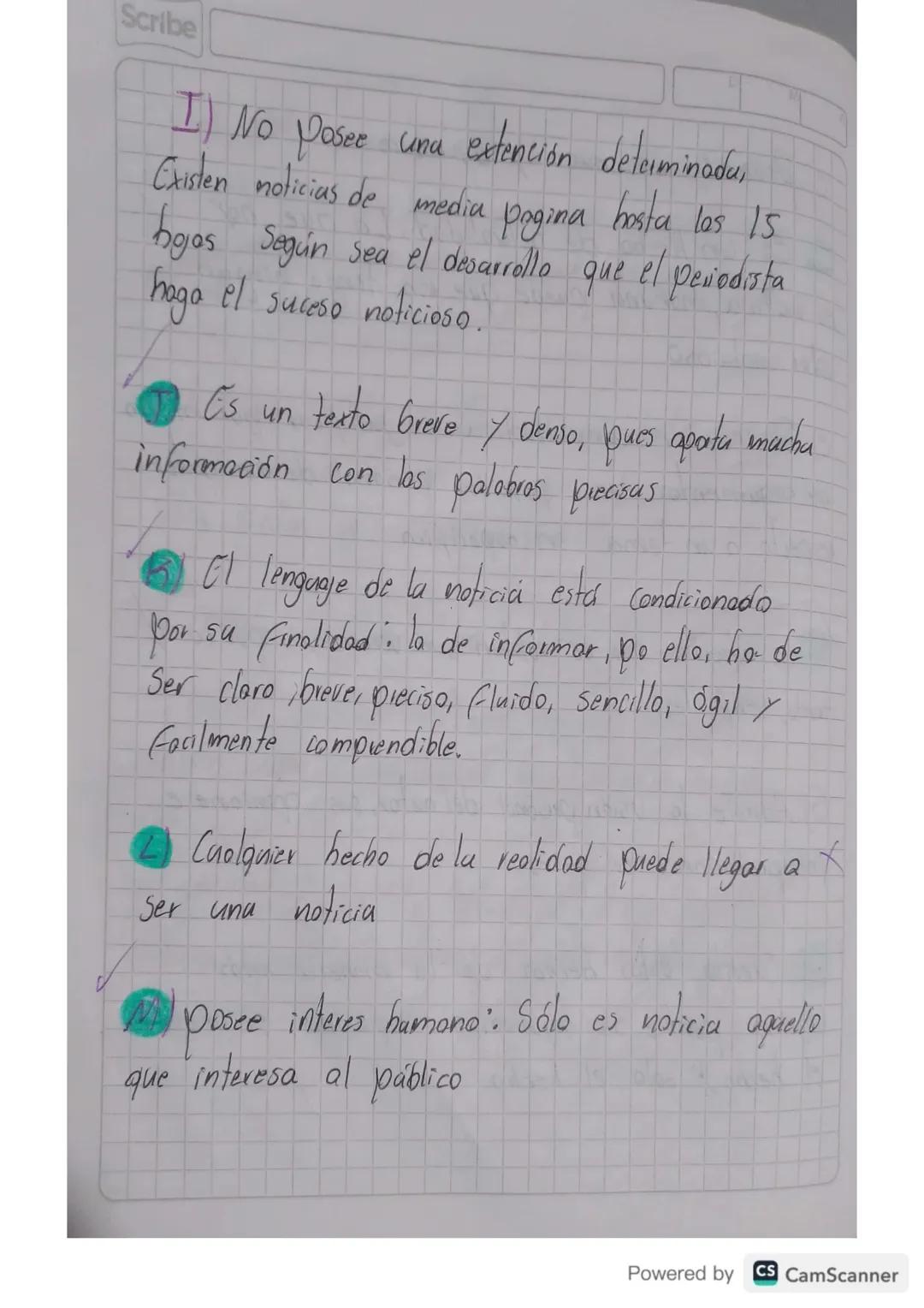 Scribe
taller de la Noticia
11)etermine en la noticia onterior la respuesta
a las siguientes Preguntas.
1) Qué (what). El acontecimiento,