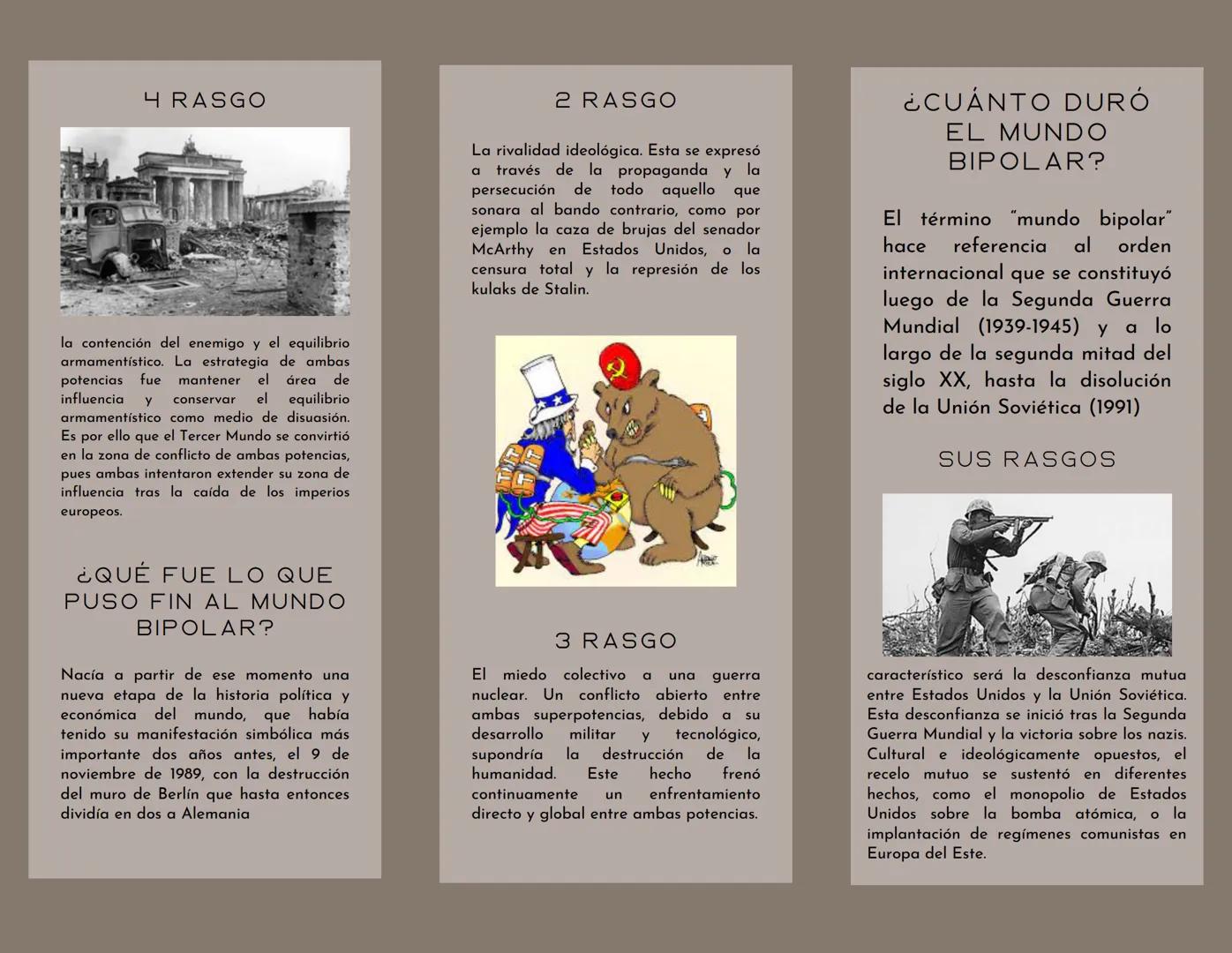 ¿QUE SE ENTIENDE POR
MUNDO BIPOLAR Y CUÁLES
FUERON ESTOS DOS POLOS
Y QUE NACIONES O
REGIONES SE VIERON
INVOLUCRADAS EN EL
PROCESO?
Primer Mu