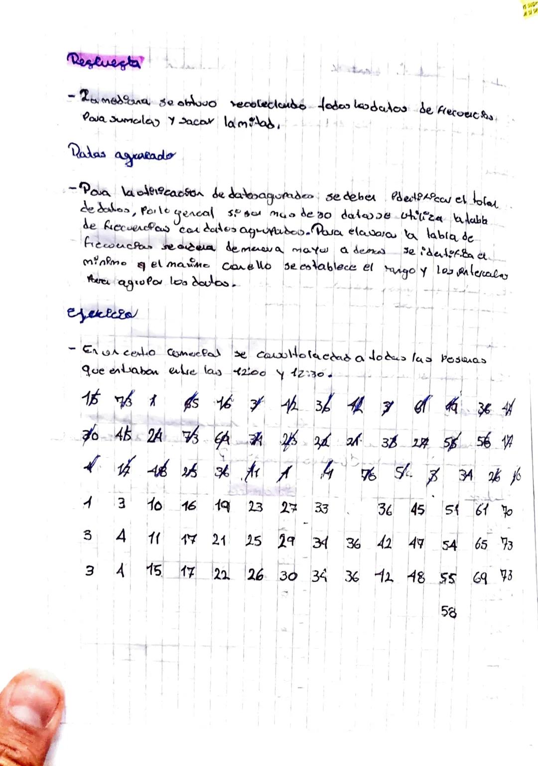 # Estadistica
-Rama dela onatematica que Pemte resolver on Pieblana mediante la
recoleccion, Procesamiento, inter pictociten Y. analisis de