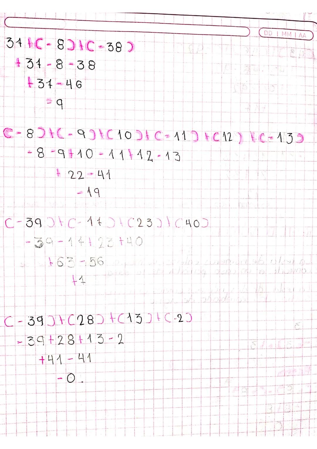 B
SV
DD I MM I AA
Repasemas
85-3624-100
+109-136
-24
49 +40-34-24
+89-61
28
40136-45
+85-45
+10
PRACTIQUEMOS SUMAS EMPLEANDO signed
Agrupaci